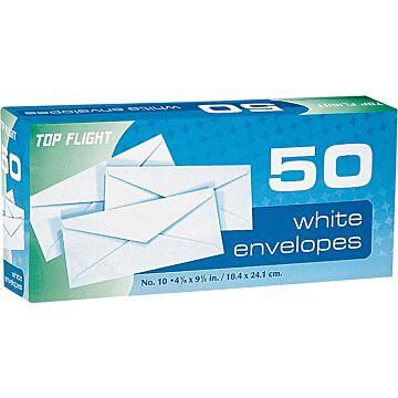 TOP FLIGHT 6900815 Envelope, White