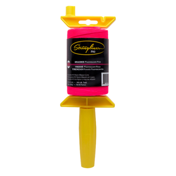 Stringliner Braided Fluorescent Pink Pro Mason's Line Replacement Roll 500 ft