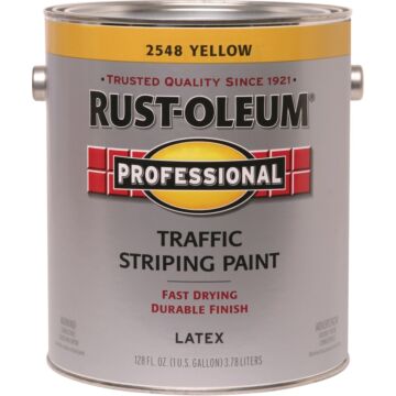 Rustoleum Traffic Striping Paint (Flat - Yellow) 1 gal