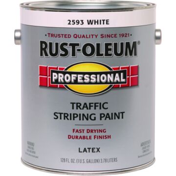 Rustoleum Traffic Striping Paint (Flat - White) 1 gal