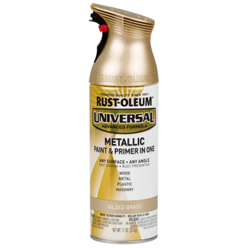 Universal Premium Spray Paint - Metallic Spray Paint - 11 oz. Spray - Gilded Brass