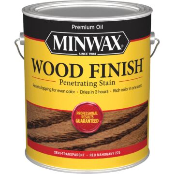 Minwax Wood Finish VOC Penetrating Stain, Red Mahogany, 1 Gal.