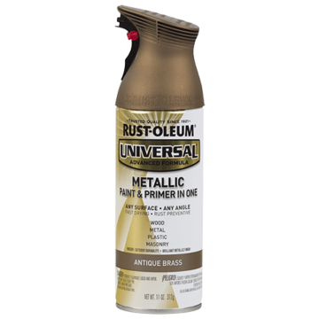 Rust-Oleum Universal Premium Spray Paint - 11 oz - Metallic Antique Brass