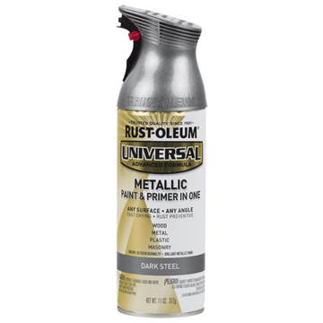 Rust-Oleum Universal Premium Spray Paint - 11 oz - Metallic Dark Steel