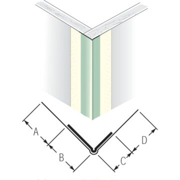 Paper Faced Metal Inside Drywall Corner Bead