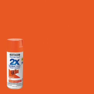 Rust-Oleum Painter's Touch® 2X Ultra Cover® Spray Paint (Satin - Fire Orange) 12 oz