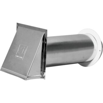 Dundas Jafine Aluminum Dryer Vent Hood - 4 in.