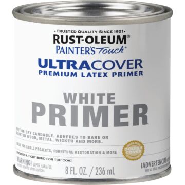 Rustoleum Painter's® Touch Ultra Cover Brush-on Primer (Satin White) 1/2 pt