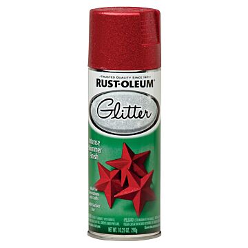 Rust-Oleum 10.25 Oz. Red Glitter Sealer Spray Paint