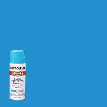Rust-Oleum Stops Rust Protective Enamel Spray (Gloss - Maui Blue) 12 oz