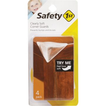Safety 1st Clearly Soft Adhesive Gel Corner Guards (4-Pack)