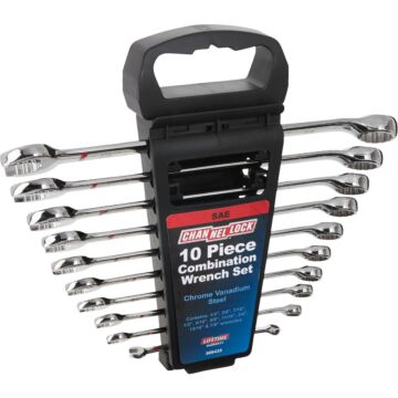 Channellock Standard 12-Point Combination Wrench Set (10-Piece)