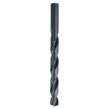 IRWIN Single Black Oxide High-Speed Steel Drill Bit With Aircraft Extension, 1/2"