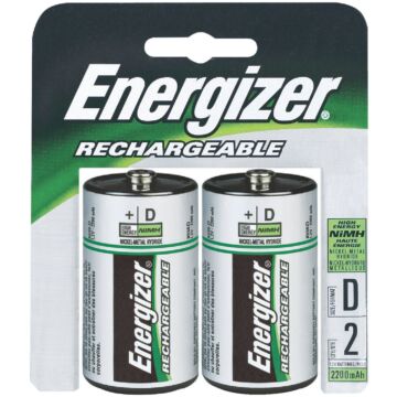 Energizer D NiMH Rechargeable Battery (2-Pack)