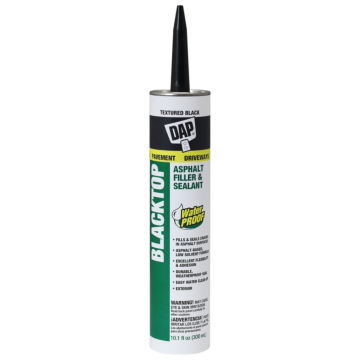 DAP Blacktop Asphalt VOC-Compliant Filler & Sealant (Black) 10.1 oz