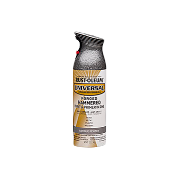 Rustoleum Premium Forged Hammered Spray Paint (Antique Pewter) 12 oz