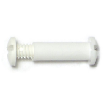 Post w/Scr White, 3/4"