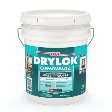 United Gilsonite Laboratories Drylok Low Luster White Latex Waterproof Sealer - 5 Gallon