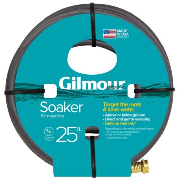 Gilmour 827251-1001 Soaker Hose, 25 ft L, Vinyl