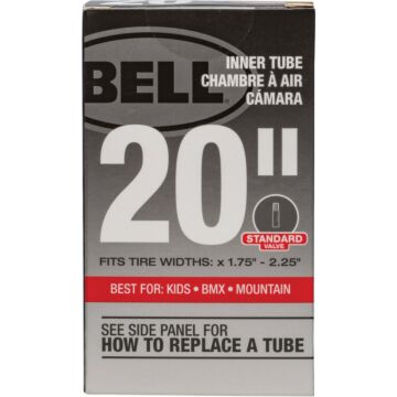 Bell 20 In. Standard Premium Quality Rubber Bicycle Tube