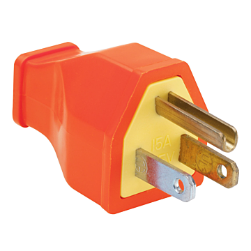 Plug and Connector, Orange
