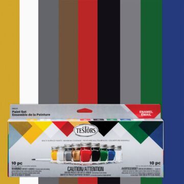 Rustoleum Testors Enamel Paint Set (9pc)