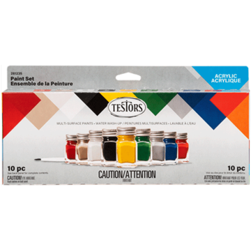 Rustoleum Testors Acrylic Paint 9pc