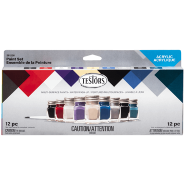 Rustoleum Testors Acrylic Paint Auto 9pc