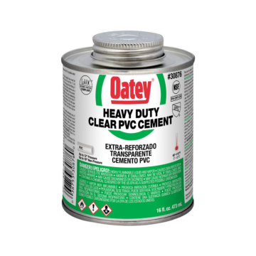 OATEY Oatey® 16 oz. PVC Heavy Duty Clear Cement