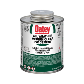 OATEY Oatey® 16 oz. PVC All Weather Clear Cement