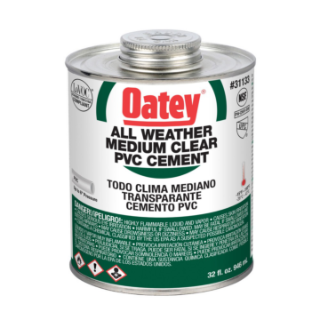 OATEY Oatey® 32 oz. PVC All Weather Clear Cement