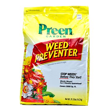 Preen Garden Grass & Weed Preventer - 31.3 lb
