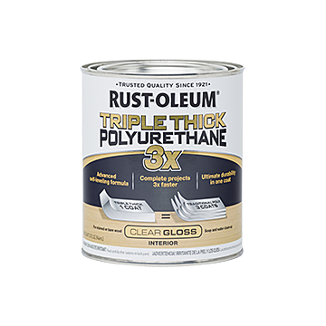 Rust-Oleum Wood Care - Triple Thick Polyurethane - Quart - Gloss