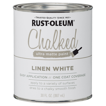 Rustoleum Chalked Paint (Ultra Matte - Linen White) 30 oz