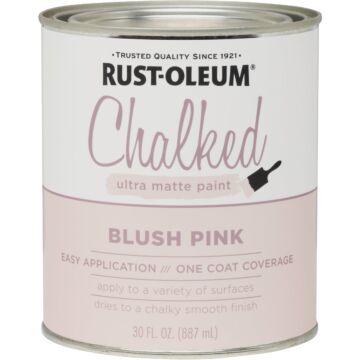 Rustoleum Chalked Paint (Ultra Matte - Blush Pink) 30 oz
