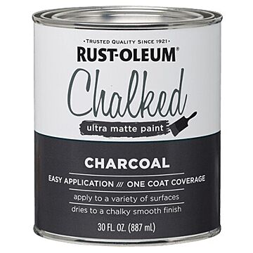 Rustoleum Chalked Paint (Ultra Matte - Charcoal) 30 oz