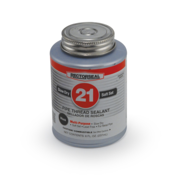 Rectorseal Corp. RectorSeal Black Jack 21 28651 Pipe Thread Sealant, Black Soft Setting, Slow Drying, 8 oz