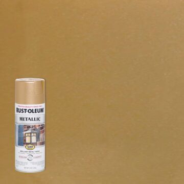 Rustoleum Stops Rust Spray Paint (Metallic - Warm Gold) 11 oz