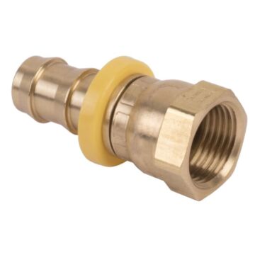 Push-Lock Brass Barb x FJIC/SAE Swivel