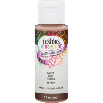 Rust-Oleum Testors Acrylic Craft Paint (Matte - Earthy) 2 oz