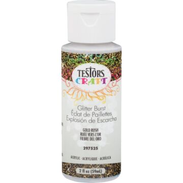 Rust-Oleum Testors 2oz Glitter Gold Rush