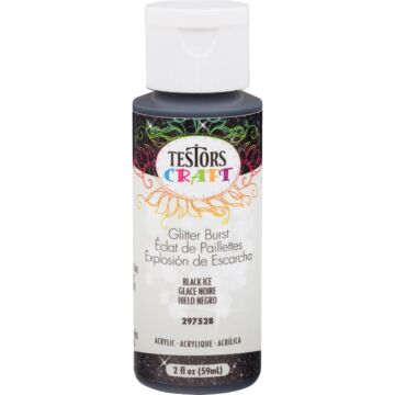 Rust-Oleum Testors 2oz Glitter Black Ice