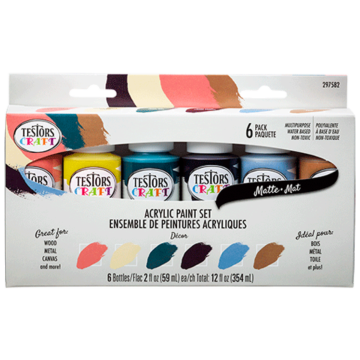 Rustoleum Testors Acrylic Craft Paint Sets (6pc)