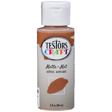 Rust-Oleum Testors Craft 2 Oz. Matte Coffee Acrylic Paint