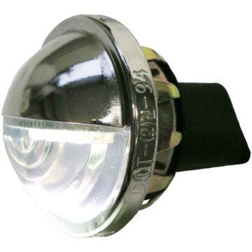 Peterson Chrome License & Utility Light w/ Stripped Leads