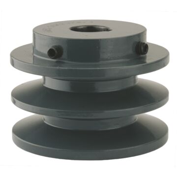 Amec 3.15" OD "B" V-Belt, 2 Groove Sheave, 3/4" Bore