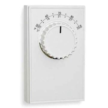 Open/Close on Rise SPDT Bi-Metallic Spring Line Volt Mechanical Thermostat