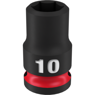 Milwaukee SHOCKWAVE™ Impact Duty 3/8" Drive 10MM Standard 6 Point Socket
