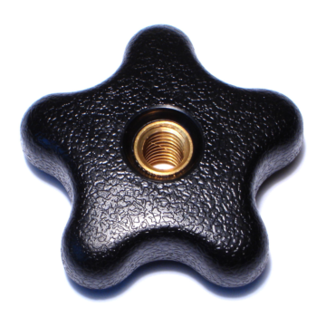 T-hole Star Knob, 3/8-16 x 2-1/4