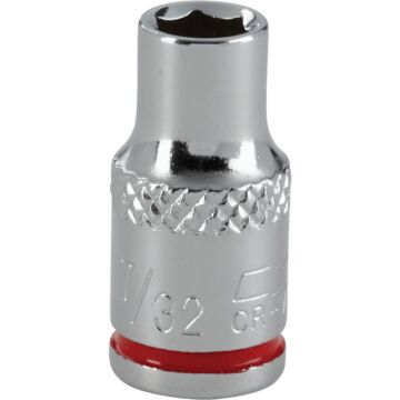 Channellock 1/4 In. Drive 7/32 In. 6-Point Shallow Standard Socket